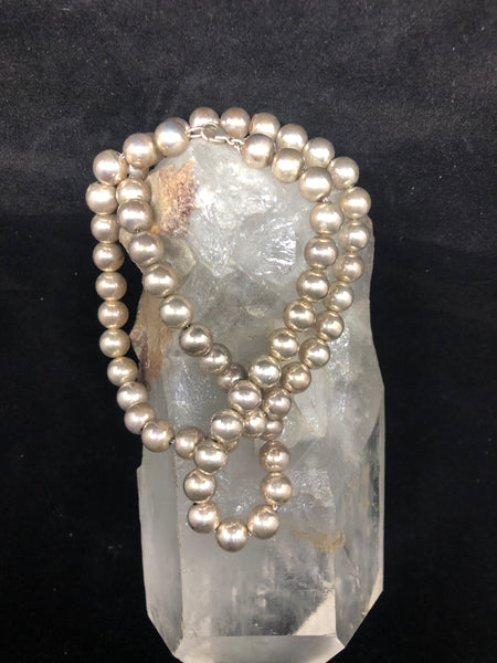 Tiffany HardWear Sterling Silver 10mm Ball Bead 24” Necklace