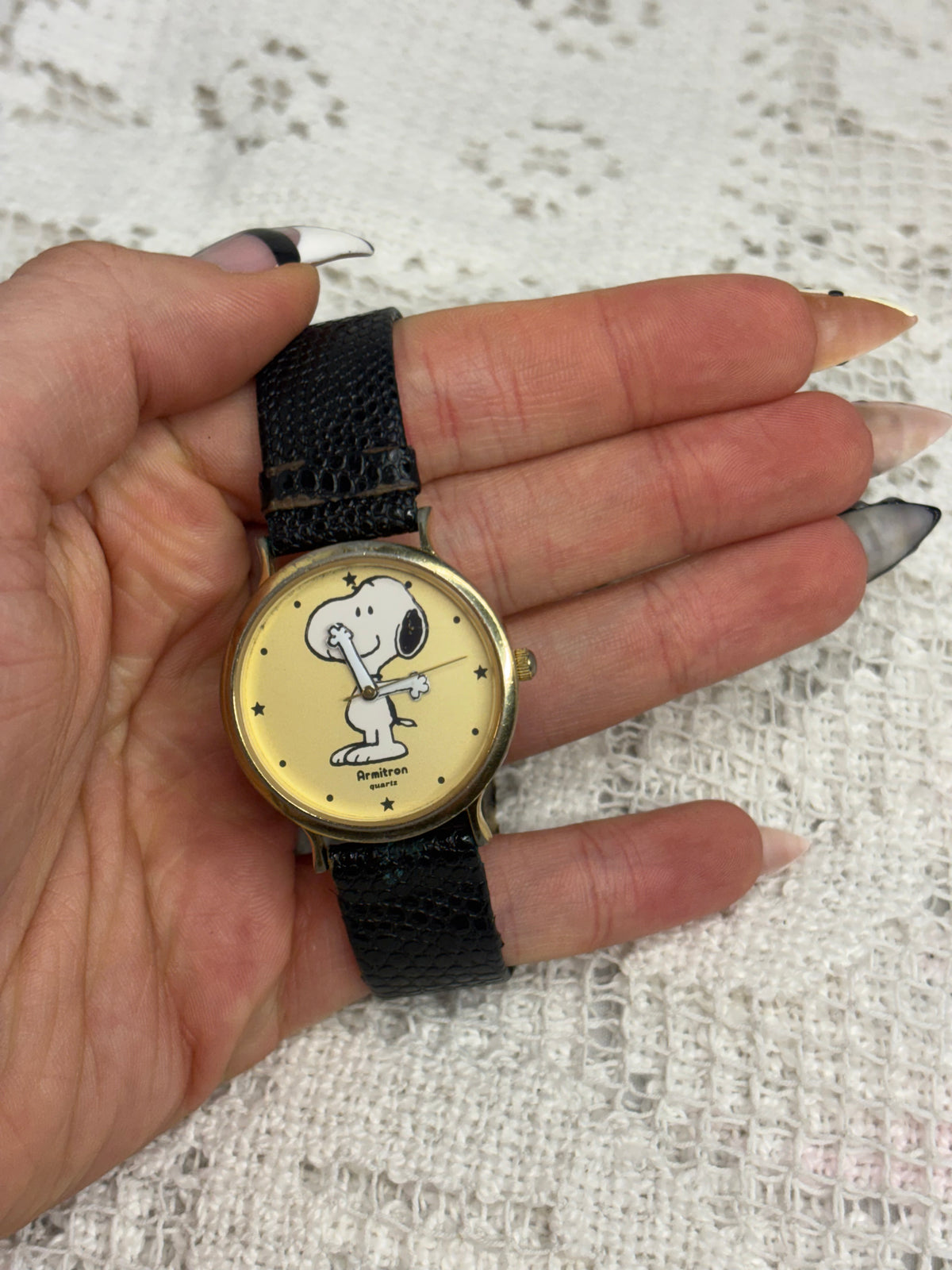 Armitron Quartz Silly Snoopy Watch