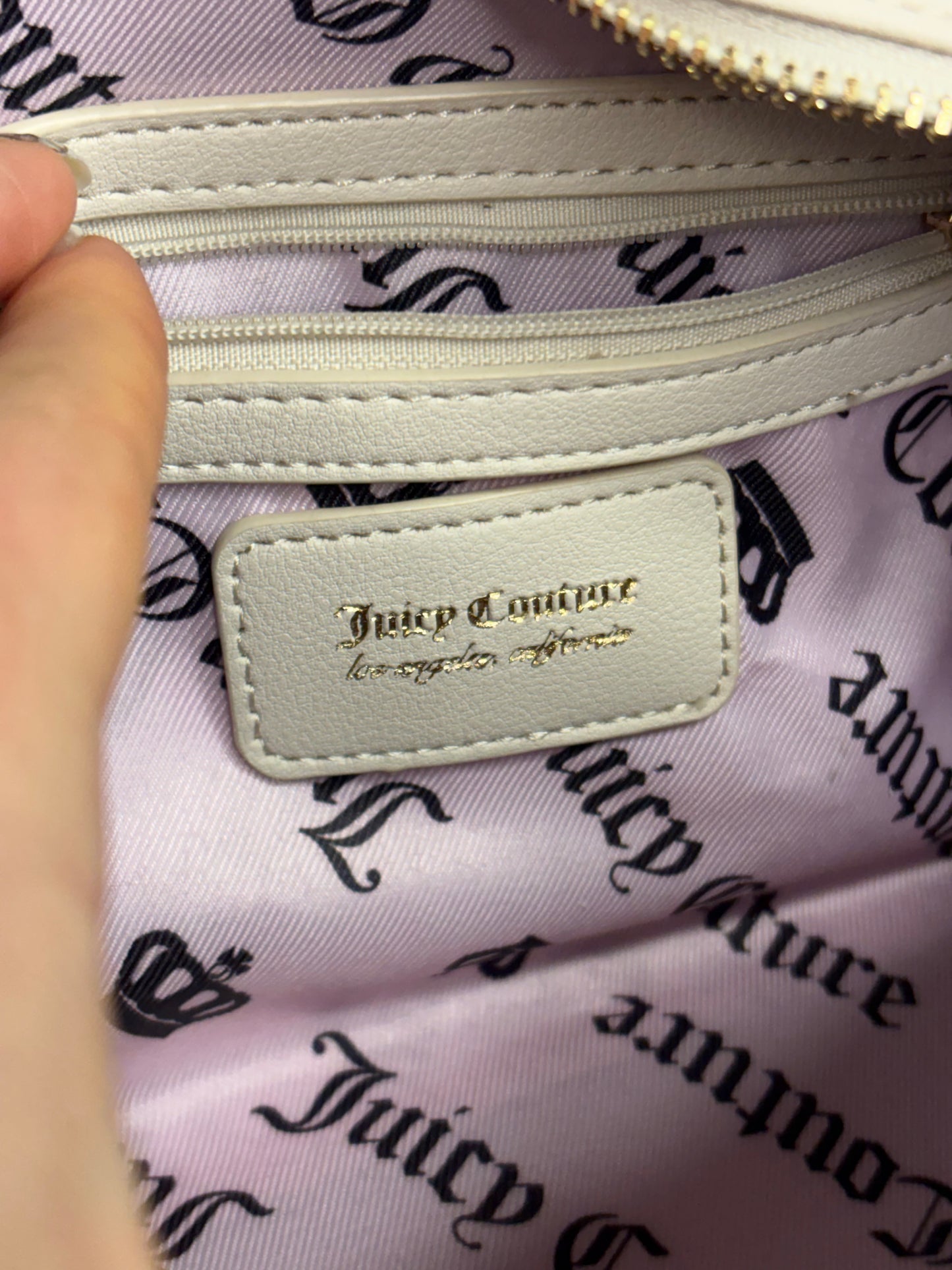 Juicy Couture Black Velour Purse