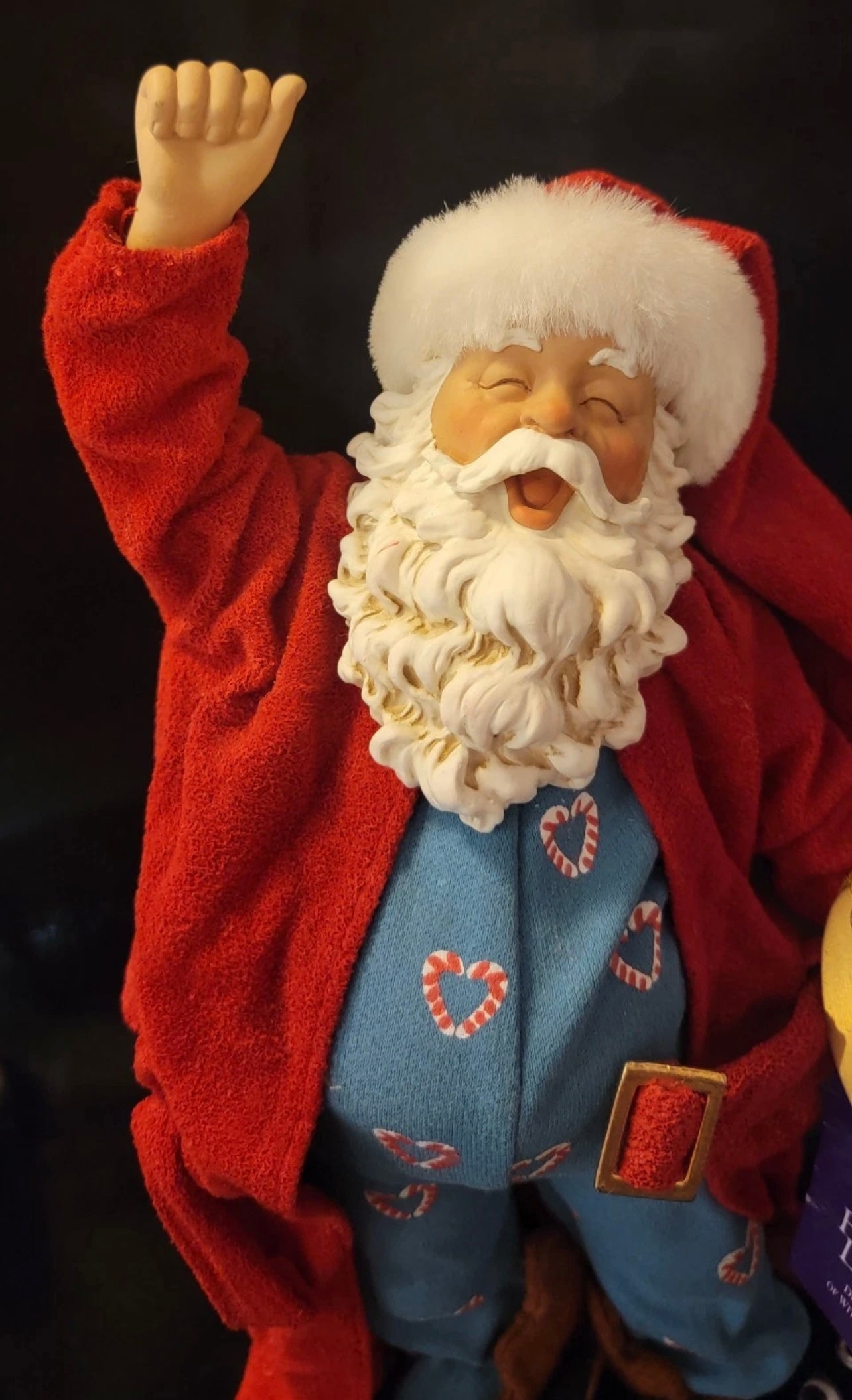 Vintage Possible Dreams Clothtique Nighty Night Nick Santa Claus Figurine