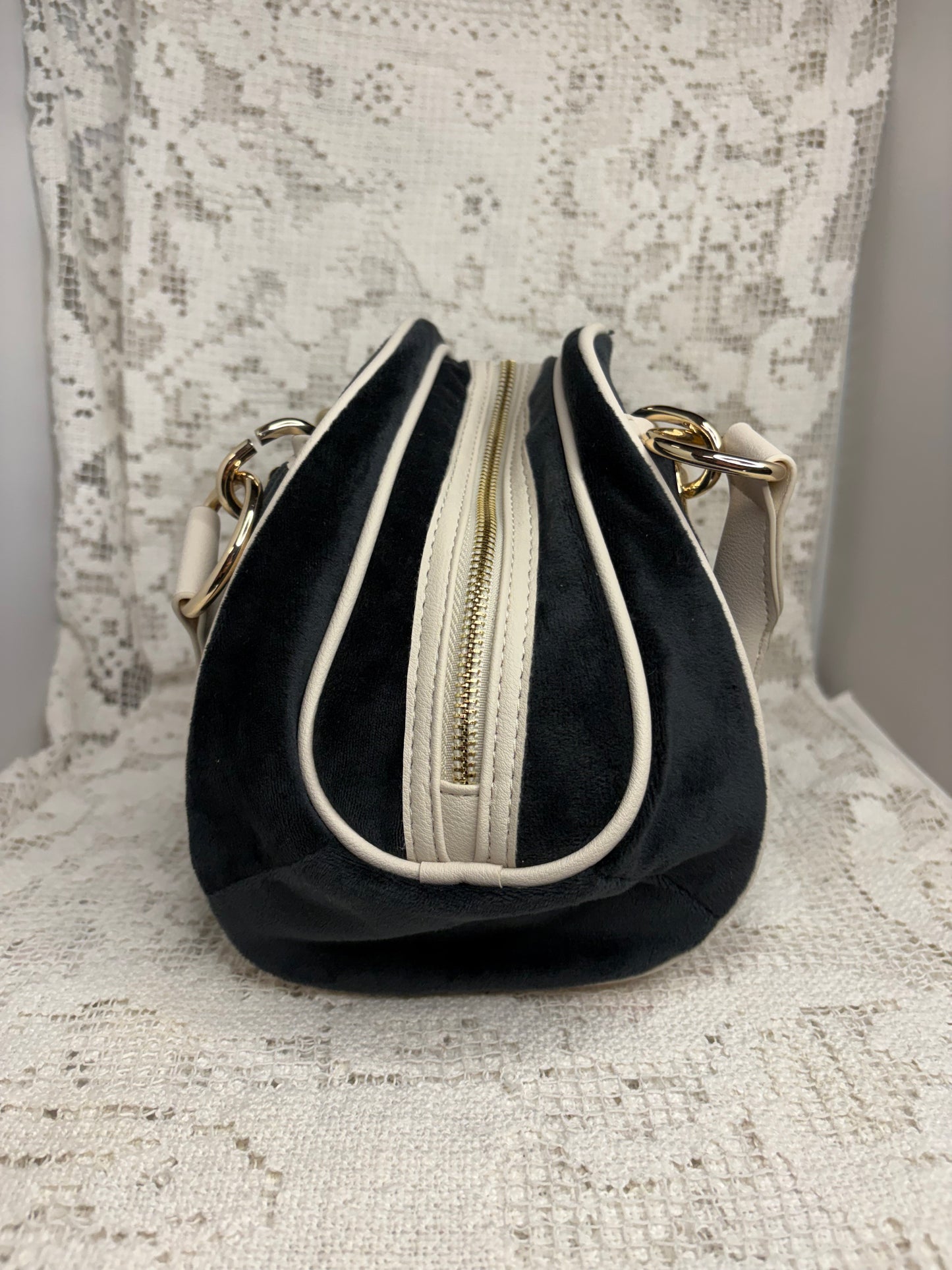 Juicy Couture Black Velour Purse