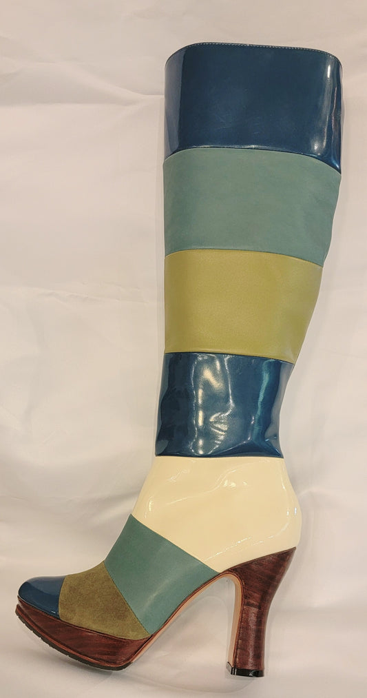 John Fluevog The Ishq Boots With Orgina Box,Dust Bag And Gift With Purchase
