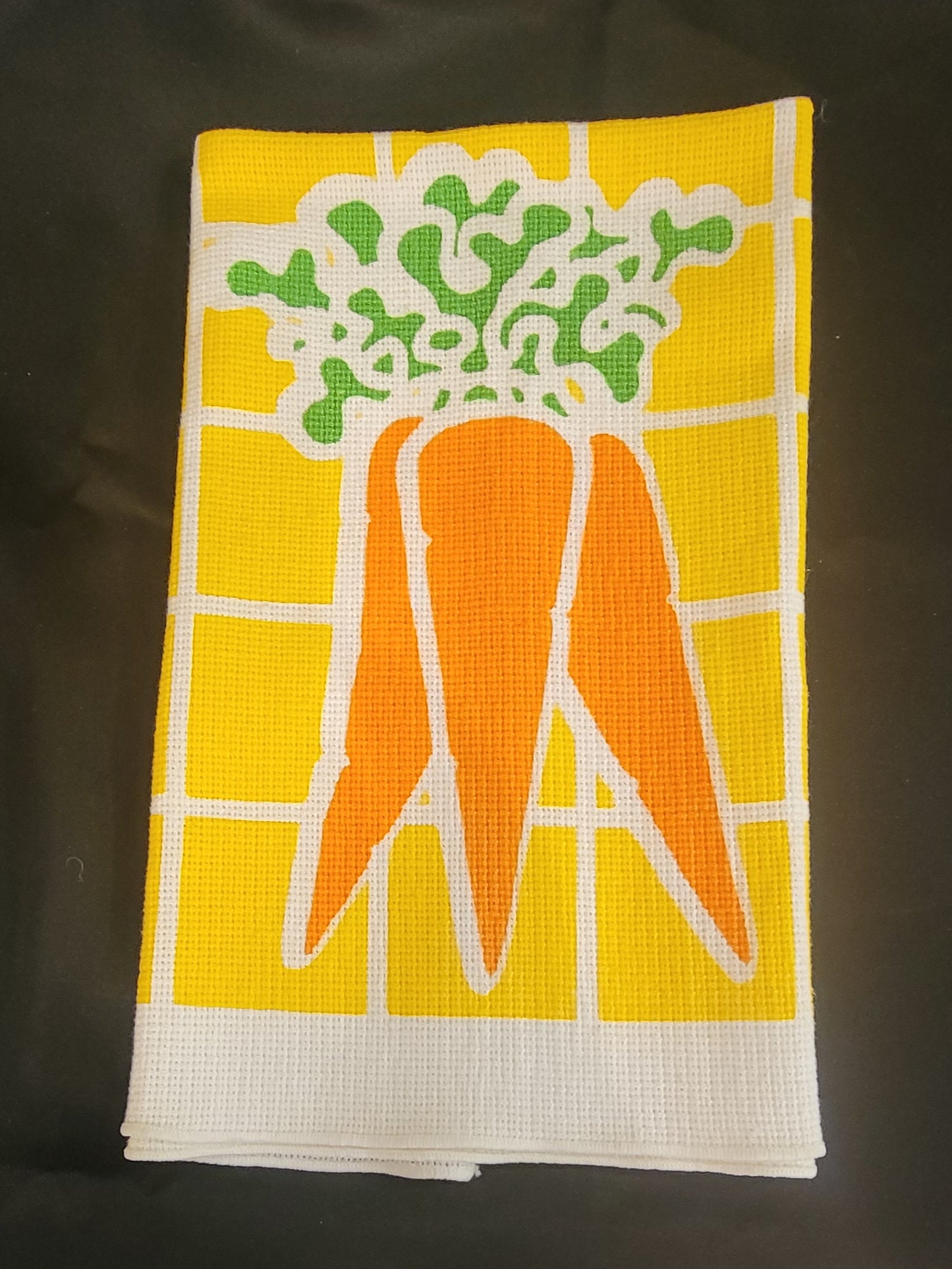 Mid Century Carrot Dish Towel