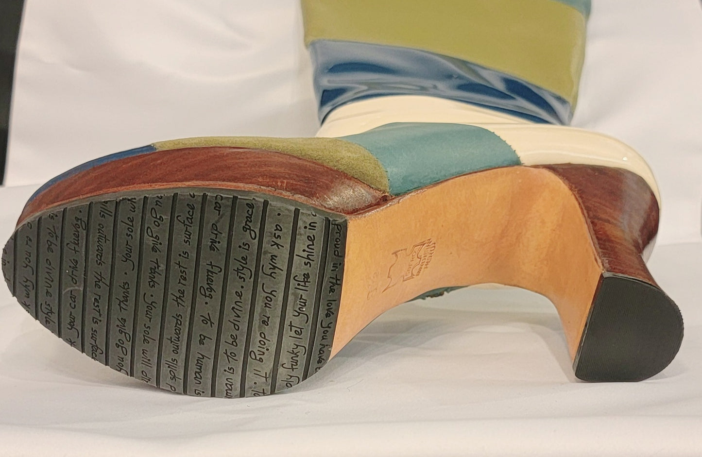 John Fluevog The Ishq Boots With Orgina Box,Dust Bag And Gift With Purchase