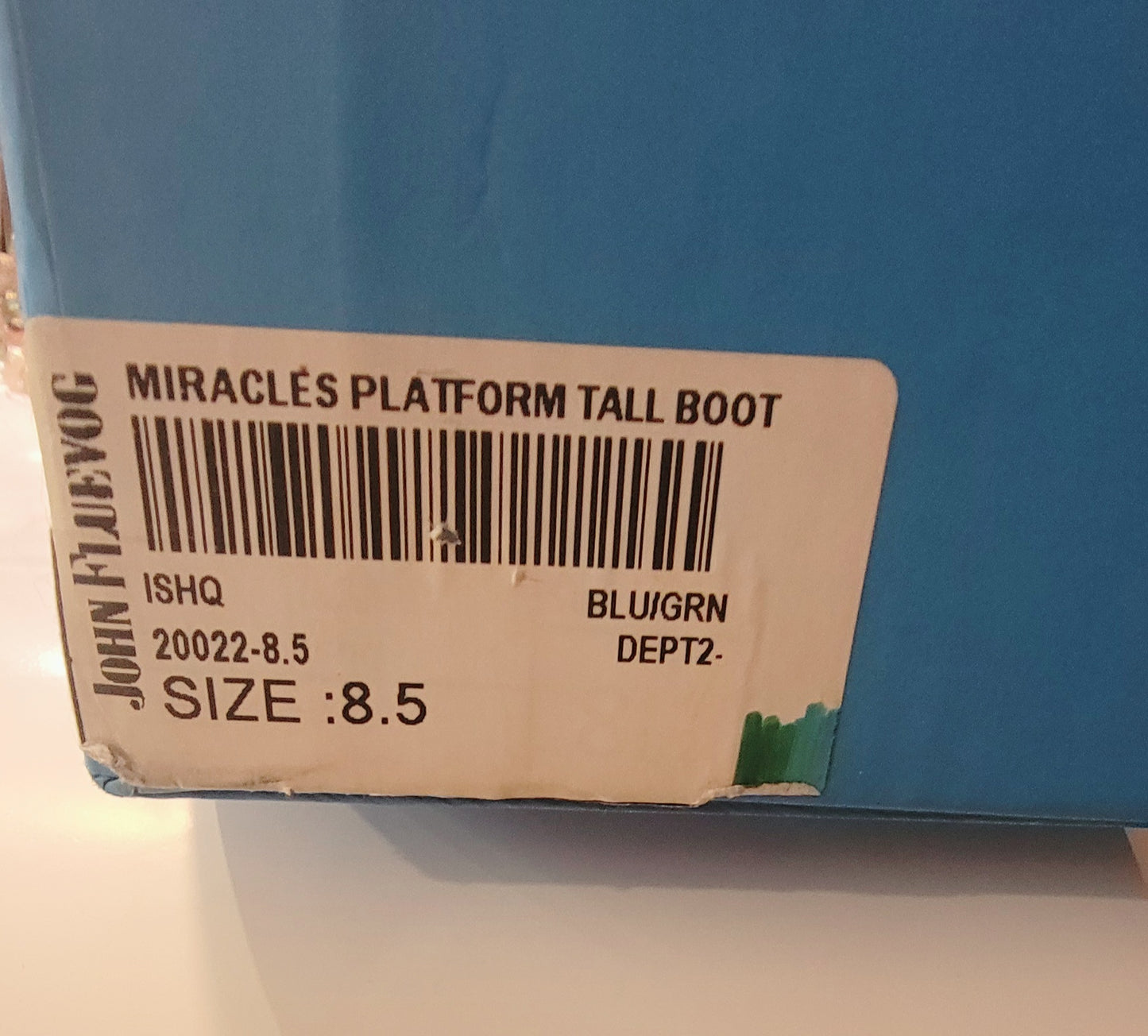 John Fluevog The Ishq Boots With Orgina Box,Dust Bag And Gift With Purchase