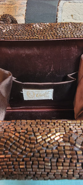Vintage Charlet Paris Beaded Evening Bag