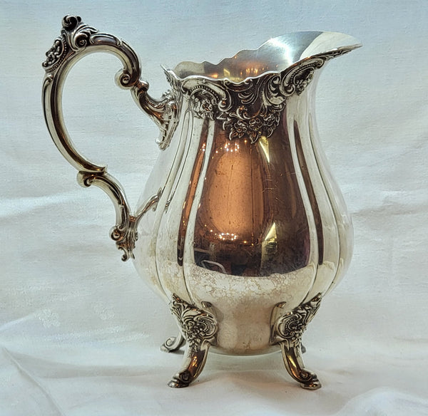 Vintage Wallace Baroque Silverplate Pitcher