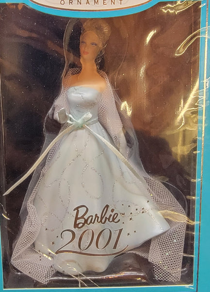 2001 Hallmark Porcelain Barbie Ornament