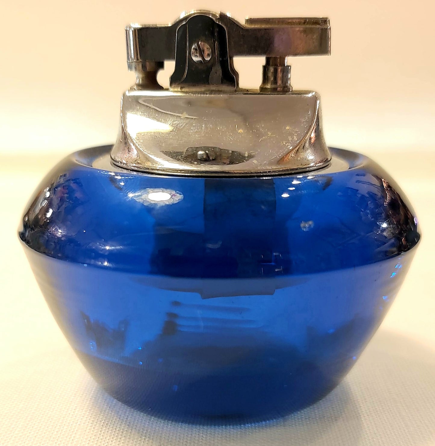 Mid Century Viking Art Glass 3 Piece Smoking Set