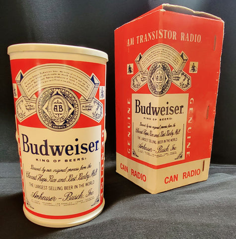 Vintage Budweiser AM Transistor Radio