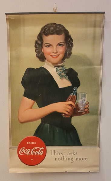 1939 Coca-Cola Calendar Girl