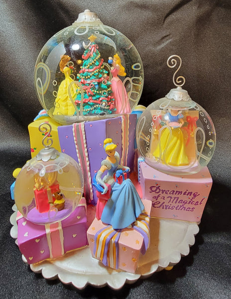 Vintage Enesco Disney Princess's Musical Snowglobe