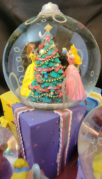 Vintage Enesco Disney Princess's Musical Snowglobe