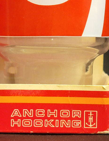 Vintage Anchor Hocking Fun Pak Set Of Six 15oz Glasses