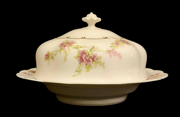 Antique Habsburg Covered Butter Dish