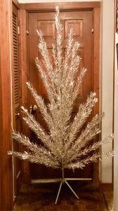 Vintage Fairyland 6.5’ Aluminium Christmas Tree In Box