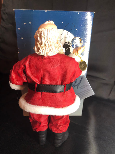 NWT Vintage Clothtique Posible Dreams Crystal Ball Gazing Pipe Smoking Santa