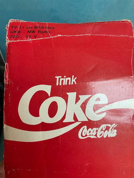 1980’s Coca-Cola TV Radio Combo