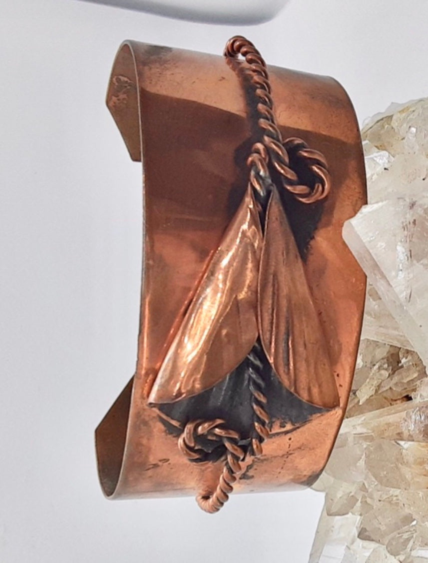 Modernist Copper Bracelet