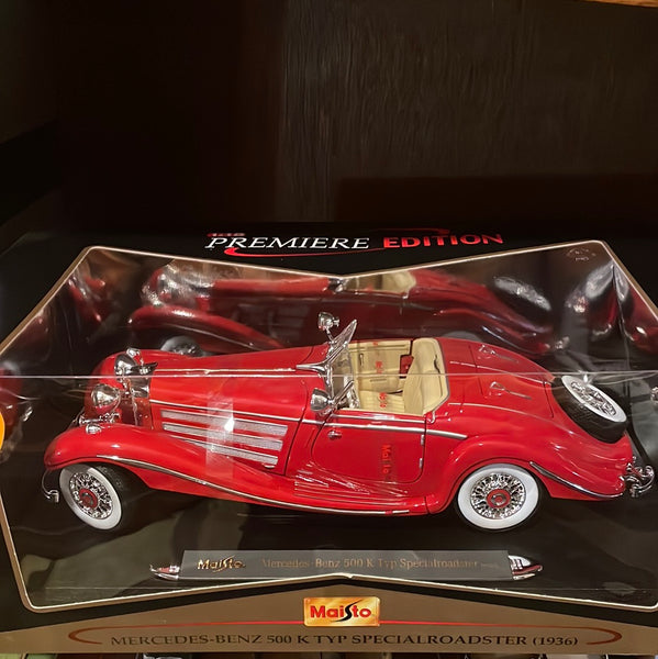Mercedes-Benz 500 K TYP Special Roadster (1936) 1:18 Scale