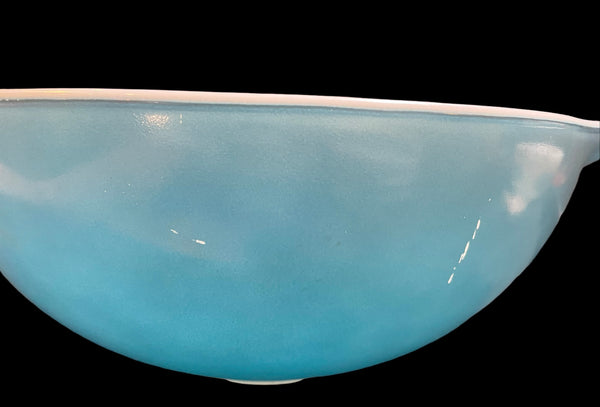 Set of 4 Vintage Pyrex Blue Horizon Cinderella Bowls 441, 442, 443, 444