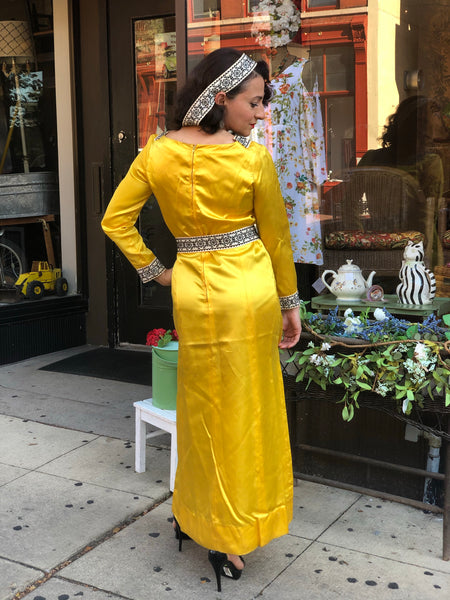 1960’s Handmade Saffron Sheath Dress