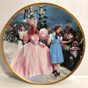 The Wizard of Oz A Glimpse of the Munchkins Hamilton Collection Collectors Plate